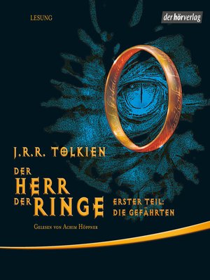 cover image of Der Herr der Ringe. Erster Teil